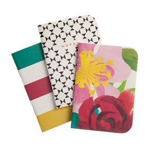 Pocket Notebook Set - Painted Floral