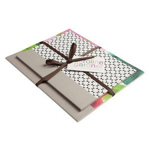 Pair of Notebooks - Geometric and Painted Floral
