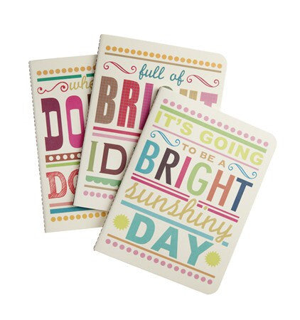 Say So Set of Three Notebooks